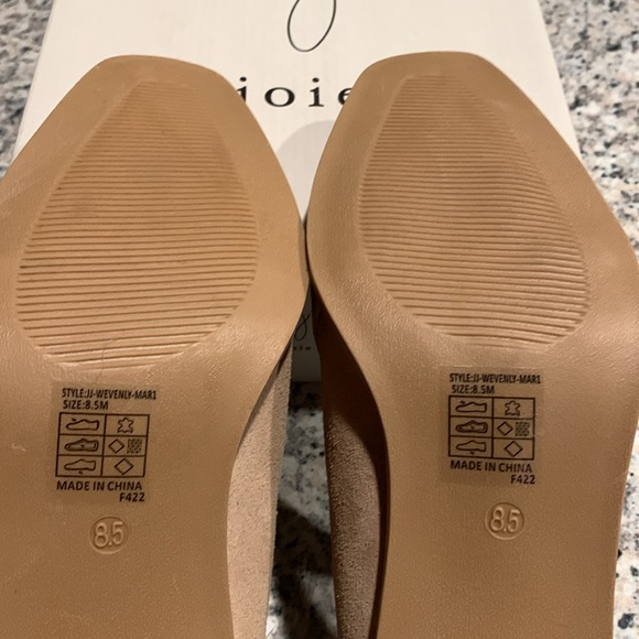 JOIE Wevenly Suede Block Heel Closed Toe Loafer - Picture 9 of 15